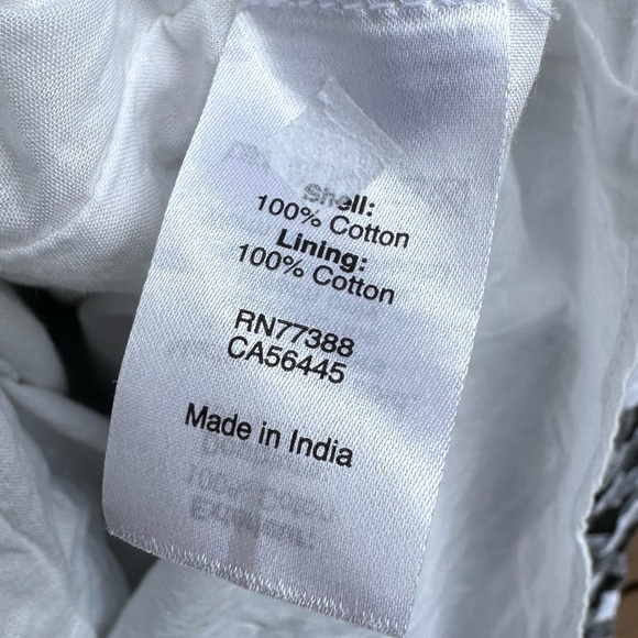 J Crew black and white cotton MIDI Dress in Gingham Size 2 EUC - Picture 7 of 8